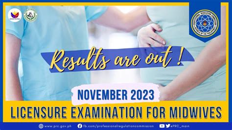 midwifery board exam result 2023|Midwife Board Exam Result November 2023 – R.